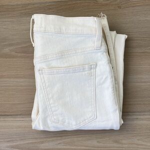 Madewell Mid Rise Jeans w/ Bottom Slit Detail